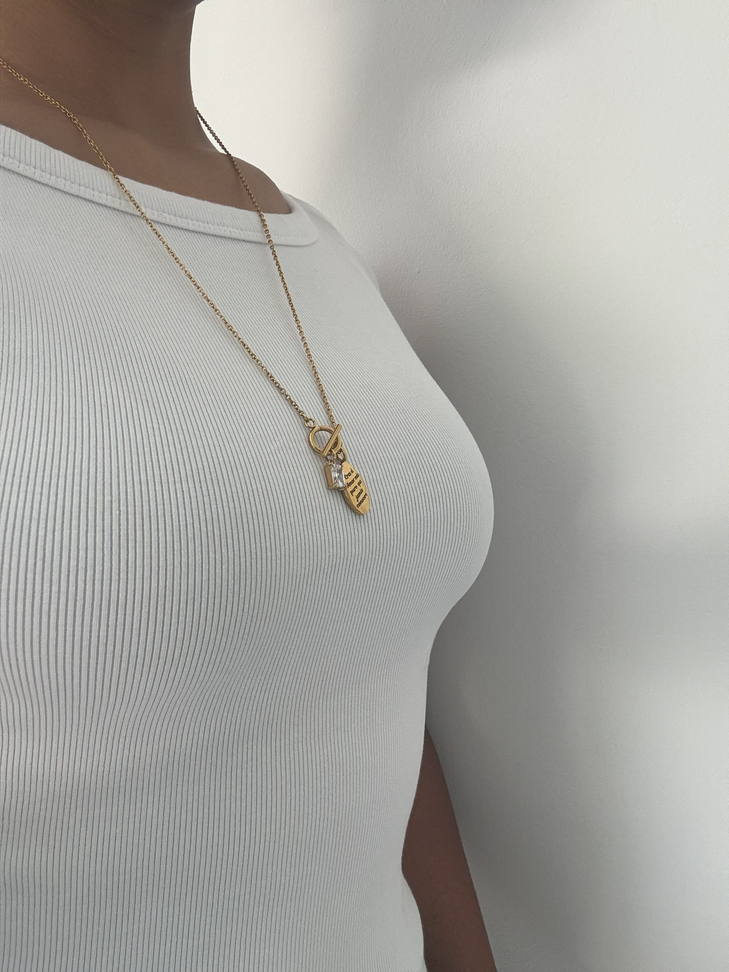 Alba Dorada™ Collar con baño de oro de 18 K