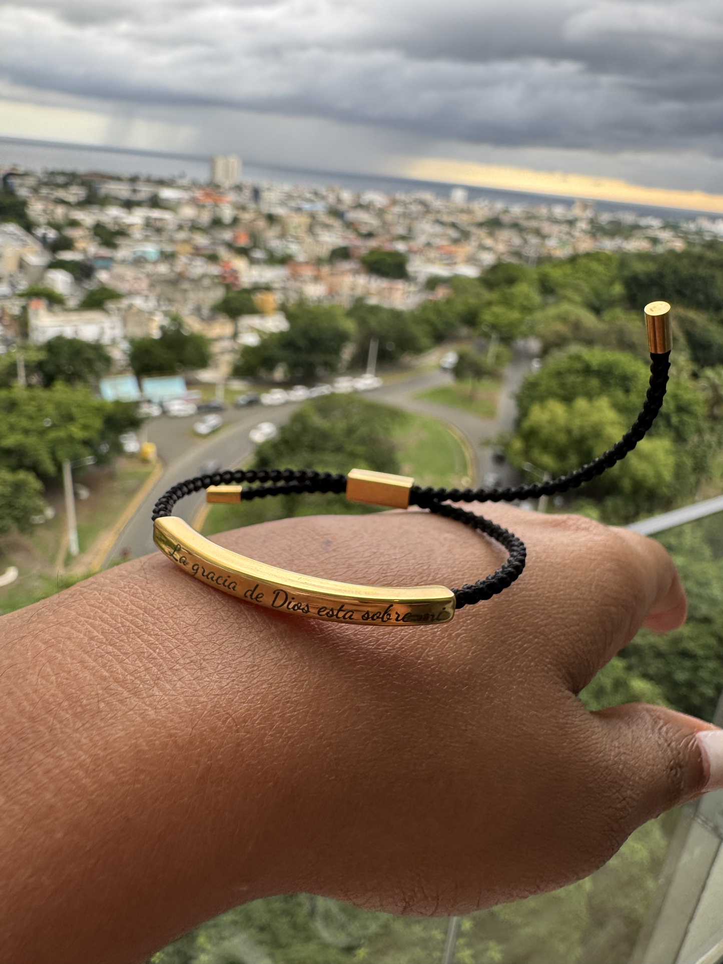 Brazalete de la Fe - Con baño de oro