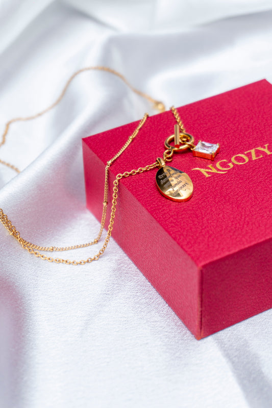 Alba Dorada™ Collar con baño de oro de 18 K