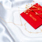 Aurora Rosa™ Set Exclusivo de Plata 925 con Brazalete Chapado en Oro