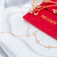 Aurora Rosa™ Set Exclusivo de Plata 925 con Brazalete Chapado en Oro