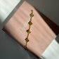 Pulsera de trebol 18 K